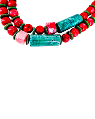 Y-AKİK-MERCAN BÜYÜK KOLYE