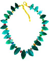 Y-AKİK TAŞLI ENERJİ KOLYESİ