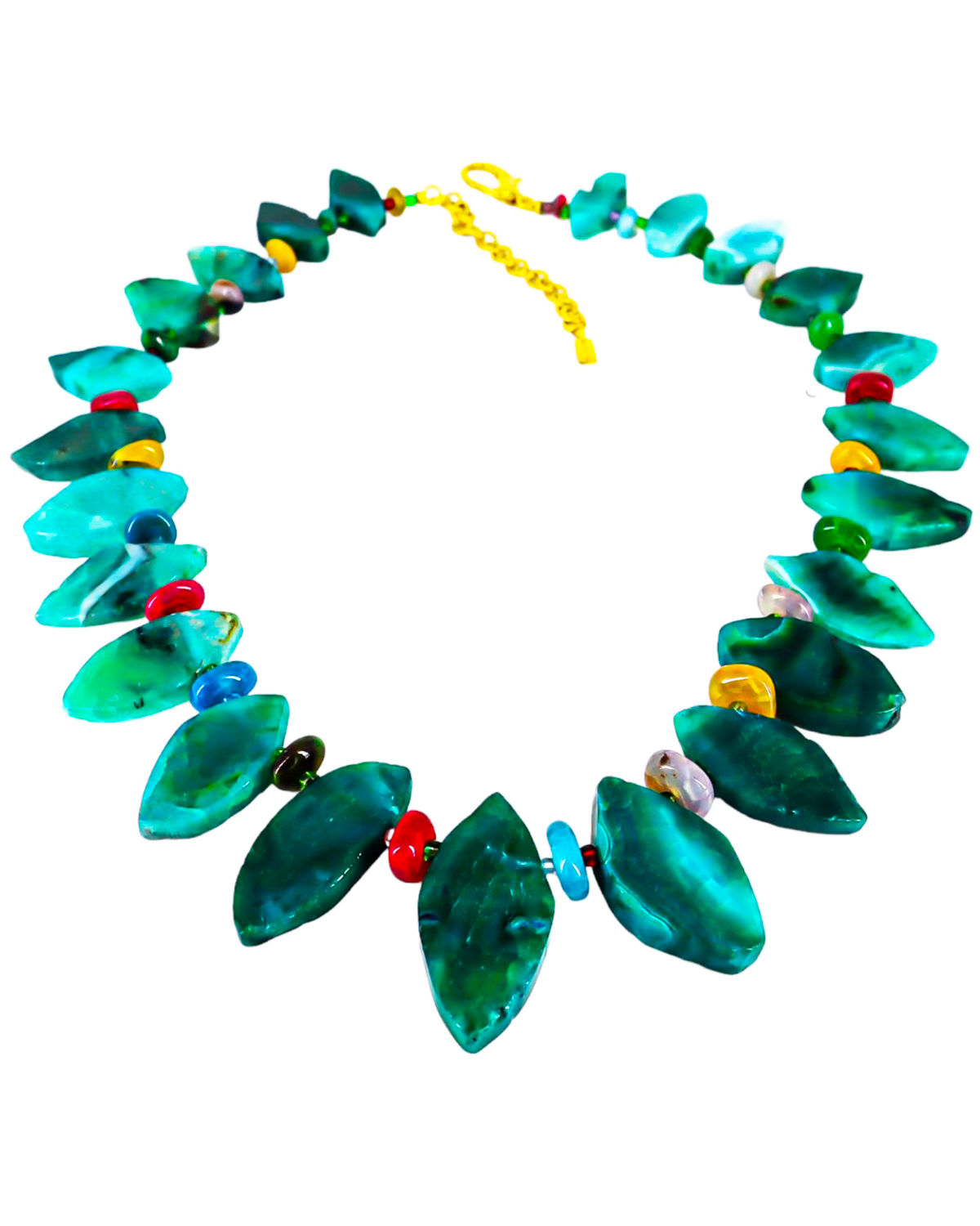 Y-AKİK TAŞLI ENERJİ KOLYESİ