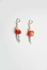 Y-BAROK İNCİ VE MERCANLI ELEGAN KÜPE