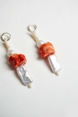 Y-BAROK İNCİ VE MERCANLI ELEGAN KÜPE