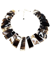 Y-SÜLEYMANİYE AKİK TAŞINDAN İRİ KOLYE