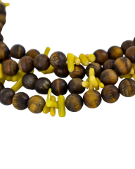 Y-KAPLAN GÖZÜ TAŞLI TRIBAL KOLYE