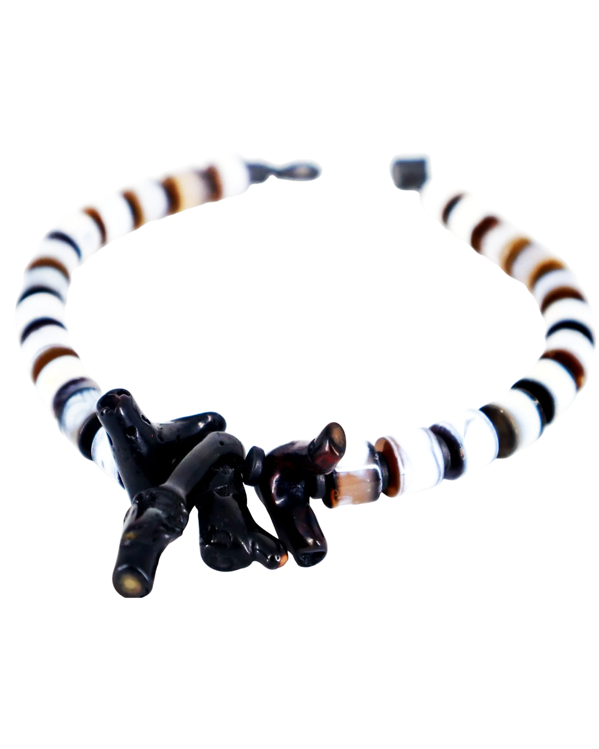 Y-AKİK BONCUK TRIBAL KOLYE