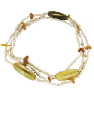 Y-İNCİ VE AKİK KOLYE