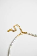 Y-KAZ AYAĞI İNCİ SÜSLÜ BAROK İNCİ ZARİF KOLYE