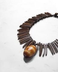 Y-DOĞAL DENİZ KABUKLU COCONUT KOLYE