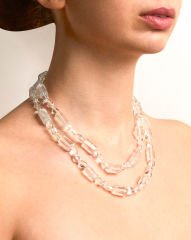 Y-CYRSTAL QUARTZ UZUN KOLYE