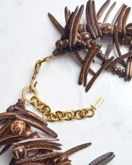 Y-DENİZİN BÜYÜSÜ TRIBAL HİNDİSTAN CEVİZİ KOLYE