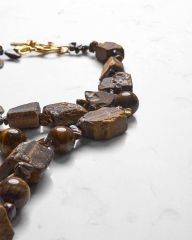 TIGER EYE PENDANTİF DETAYLI KOLYE
