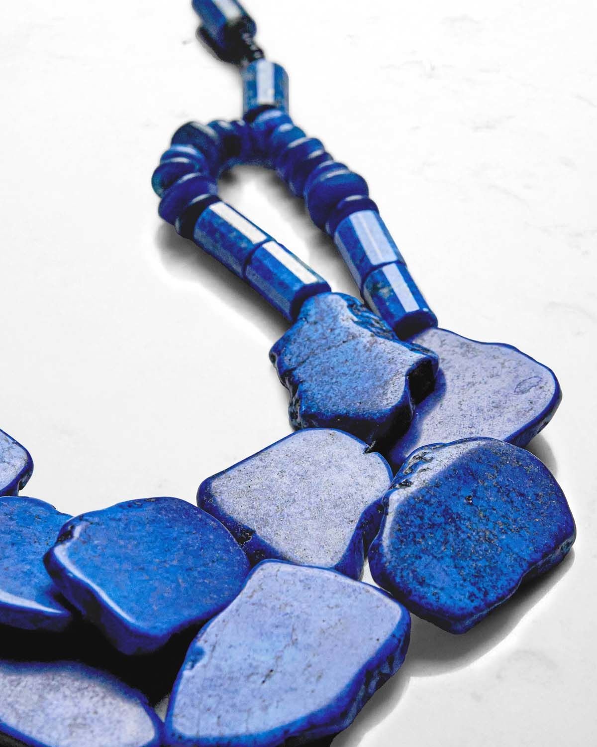 Y-QUEEN OF PERSIA LAPIS LAZULI CHOKER KOLYE