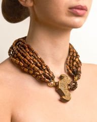 SİNEMEKİ WOOD, COCONUT VE ANCIENT WOOD TILSIM CHOKER