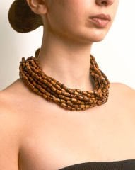 Y-SİNEMEKİ WOOD, COCONUT VE ANCIENT WOOD TILSIM CHOKER