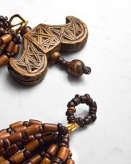 Y-SİNEMEKİ WOOD, COCONUT VE ANCIENT WOOD TILSIM CHOKER