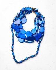 Y-LAPİS LAZULİ & KYANİT UZUN KOLYE