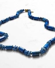 Y-LAPİS LAZULİ & KYANİT UZUN KOLYE