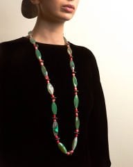 Y-AGATE, CORAL, TURKUAZ KOLYE