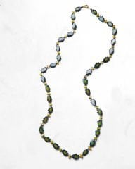 Y-AGATE VE HEMATİT UZUN KOLYE