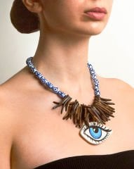 EVIL EYE AMULET CHOKER KOLYE