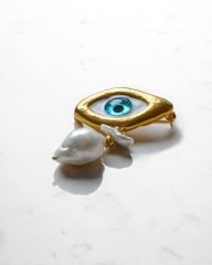 Y-OCULUS TALISMAN EL YAPIMI GÖZ BROŞ