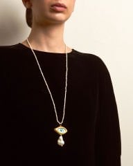 Y-OCULUS TALISMAN ZARİF GÖZLÜ KOLYE