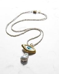 Y-OCULUS TALISMAN ZARİF GÖZLÜ KOLYE