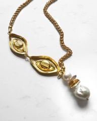 Y-OCULUS TALISMAN ÇİFT GÖZLÜ PANDANTİF KOLYE