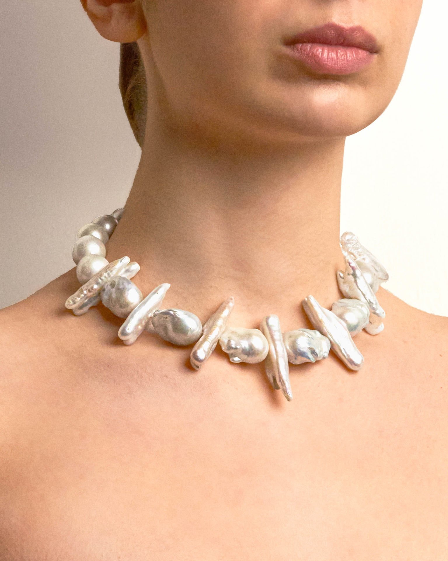 BAROK PEARL CHOKER KOLYE