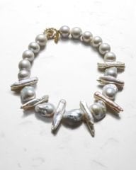 ?-BAROK PEARL CHOKER KOLYE
