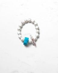 Y-AGATE TAŞLI BAROK PEARL BİLEZİK