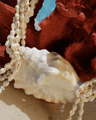 OCEANUS İSTİRİDYE KABUĞU İNCİ KOLYE