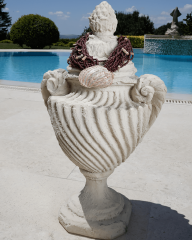 Y-OUD BONCUKLU DENİZ KABUKLU KOLYE