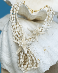 Y-PELAGIA ÜÇ DENİZ YILDIZILI KOLYE