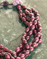 Y-PURPLE REVERIE-MOR DENİZ KABUKLU KOLYE