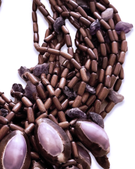 ORGANİK DENİZ KABUKLU SİNEMAKİ AĞACI BONCUKLU NYMPHA CHOKER