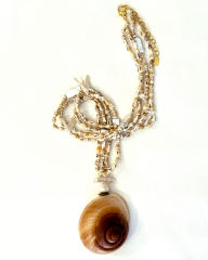 Y-DENİZ KABUKLU İNCİ KOLYE