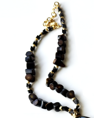 Y-EL YAPIMI SERAMİK GÖZLÜ 'KORUYUCU' KOLYE