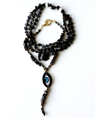 KARA BÜYÜ MERCAN CHOKER KOLYE