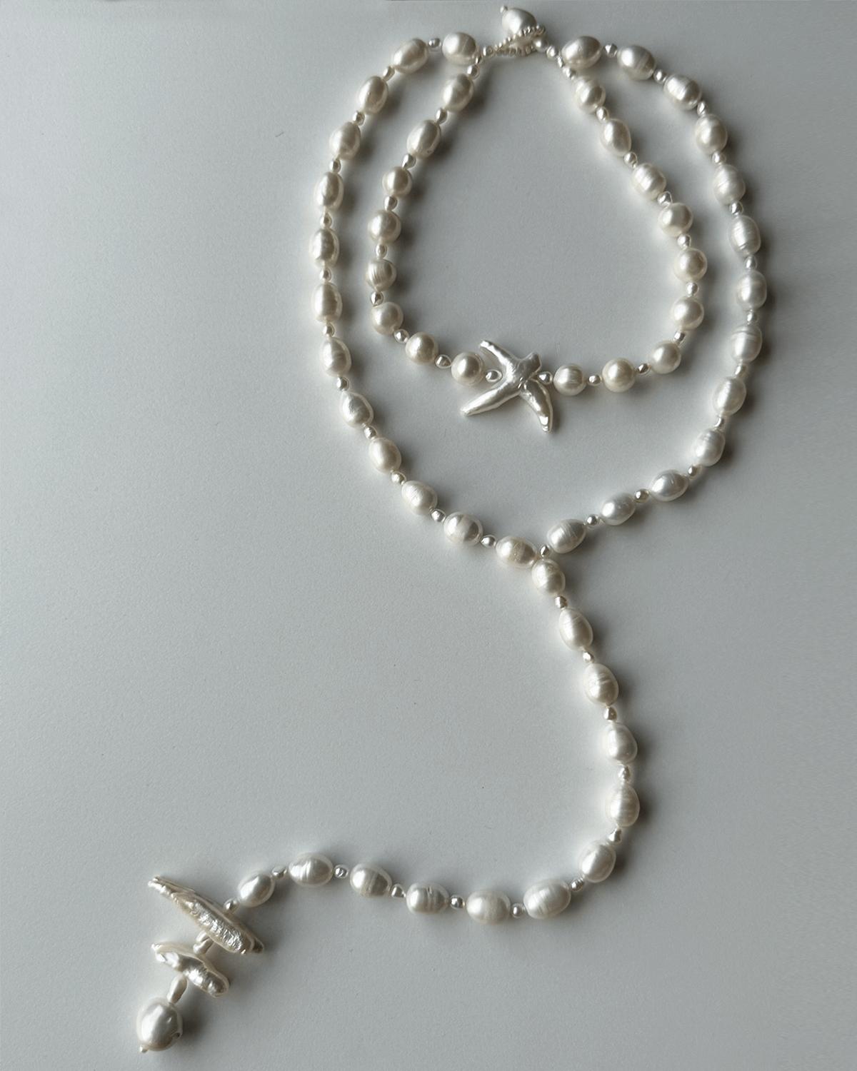 MELISA HIRUNDO KATMANLI UZUN İNCİ KOLYE