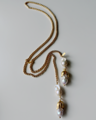 Y-ZİNCİRLİ PANDANTİF KOLYE