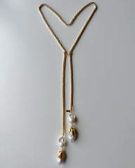 Y-ZİNCİRLİ PANDANTİF KOLYE