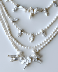 LAYERLI BAROK İNCİ KOLYE