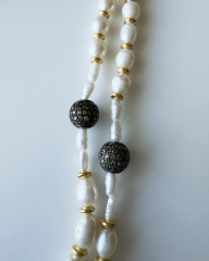 PÜSKÜLLÜ İNCİ KOLYE