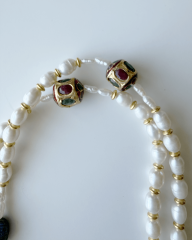 Y-PÜSKÜLLÜ İNCİ KOLYE