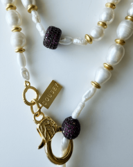 PÜSKÜLLÜ İNCİ KOLYE