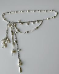 MALLORCA İNCİ DETAYLI ZİNCİR KEMER