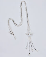 AURORA BLOSSOM NOVA UZUN İNCİ ZİNCİRLİ KATMANLI CHOKER KOLYE