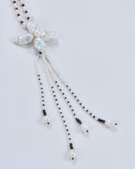 AURORA BLOSSOM NOVA UZUN İNCİ ZİNCİRLİ KATMANLI CHOKER KOLYE