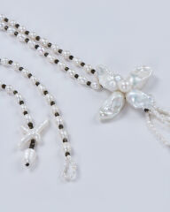 AURORA BLOSSOM NOVA UZUN İNCİ ZİNCİRLİ KATMANLI CHOKER KOLYE