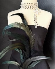 AURORA BLOSSOM NOVA UZUN İNCİ ZİNCİRLİ KATMANLI CHOKER KOLYE